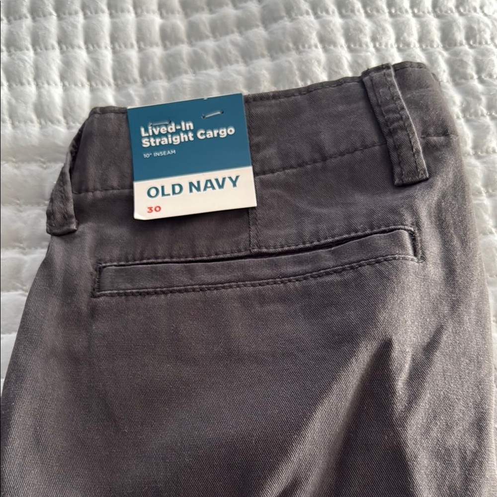 Old Navy Gray Cargo Shorts Casual Style